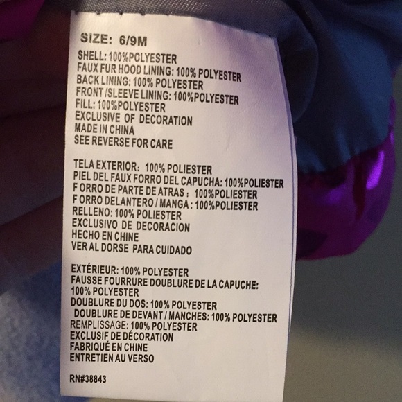 S. Rothschild 6-9mo winter jacket - Picture 8 of 8